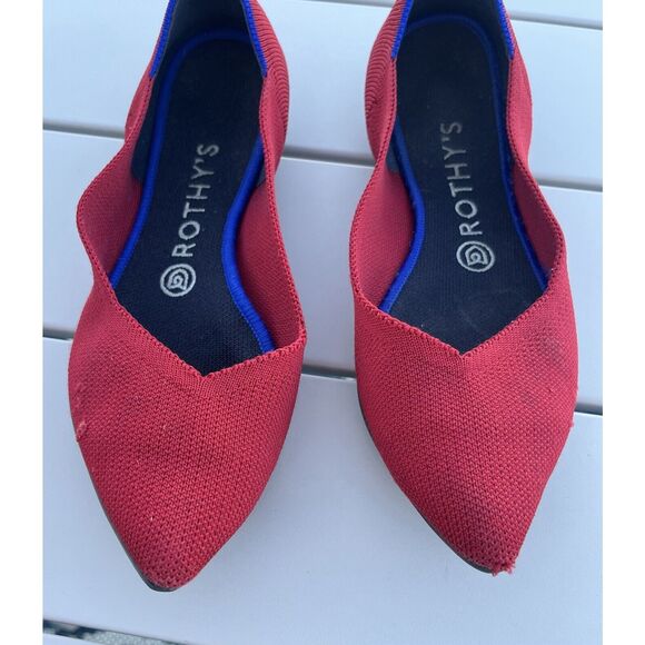Rothy’s The Point - Size 8.5 - Red - Picture 5 of 7